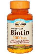 Sundown Naturals High Potency Biotin Review